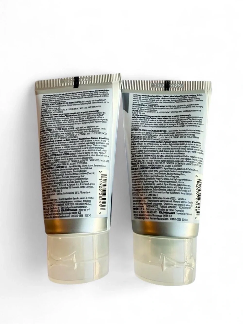 Kenra Platinum Deluxe Defense Shampoo & Conditioner Duo - Silver/White